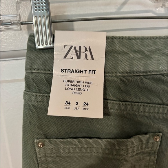 Zara Green Jeans NWT - Picture 10 of 11